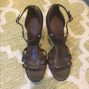 Gianni Bini Leather Sandals Size 8